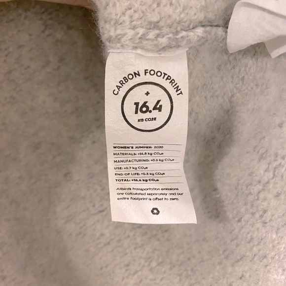 HOST PICK Allbirds Wool Jumper / Cropped Wool Sweater - XS - GUC - Light Grey - Picture 11 of 12